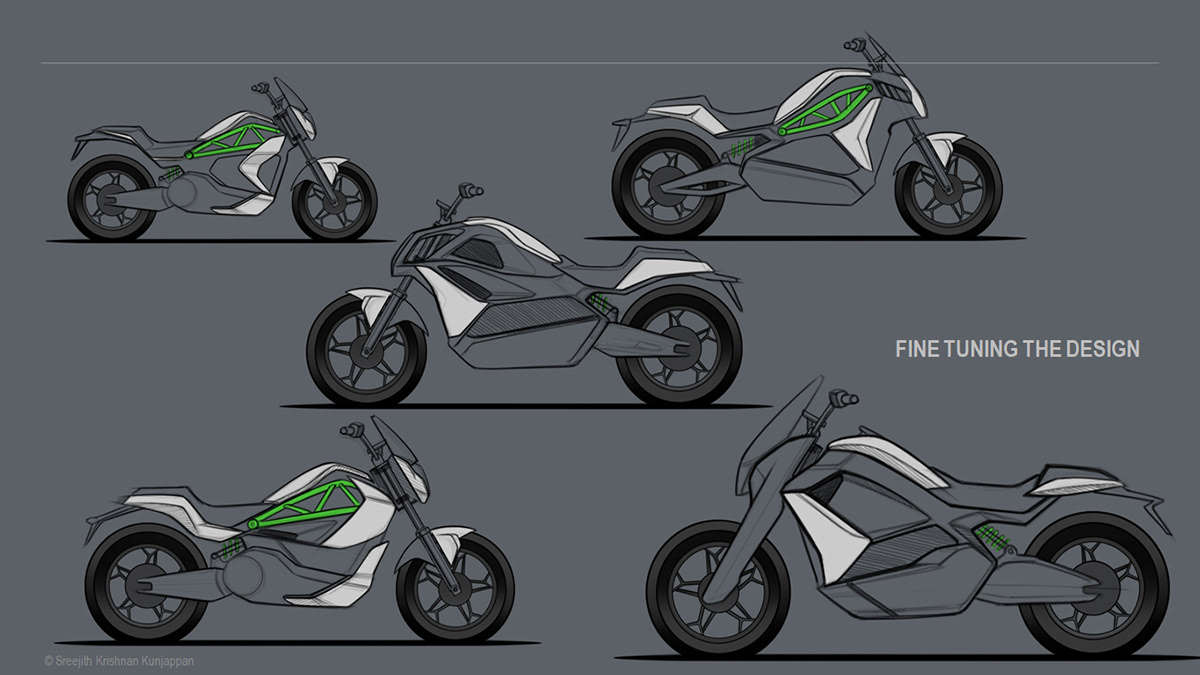 motorcycle，Electric，energy，black and white，