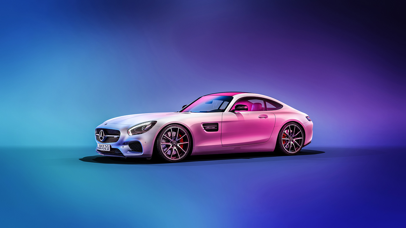 automobile，cgi，Render，Benz，