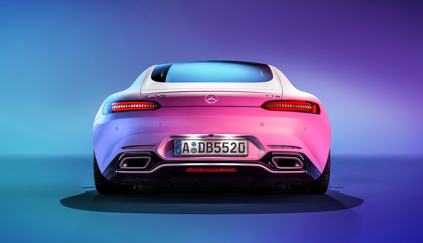 automobile，cgi，Render，Benz，