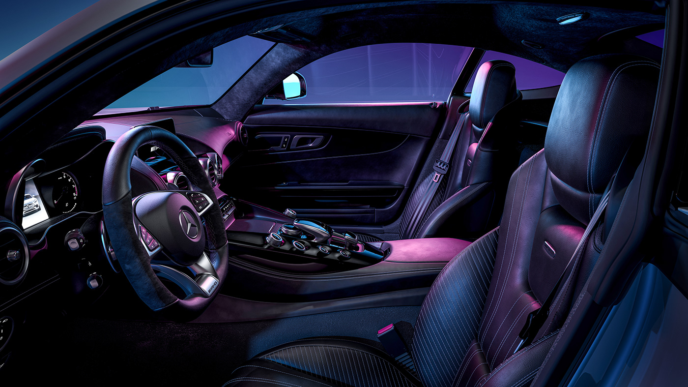 automobile，cgi，Render，Benz，