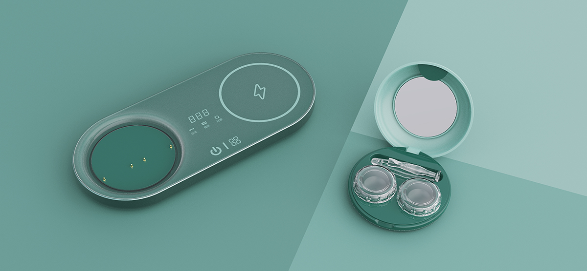 contact lenses，Contact lens restorer，Living home，