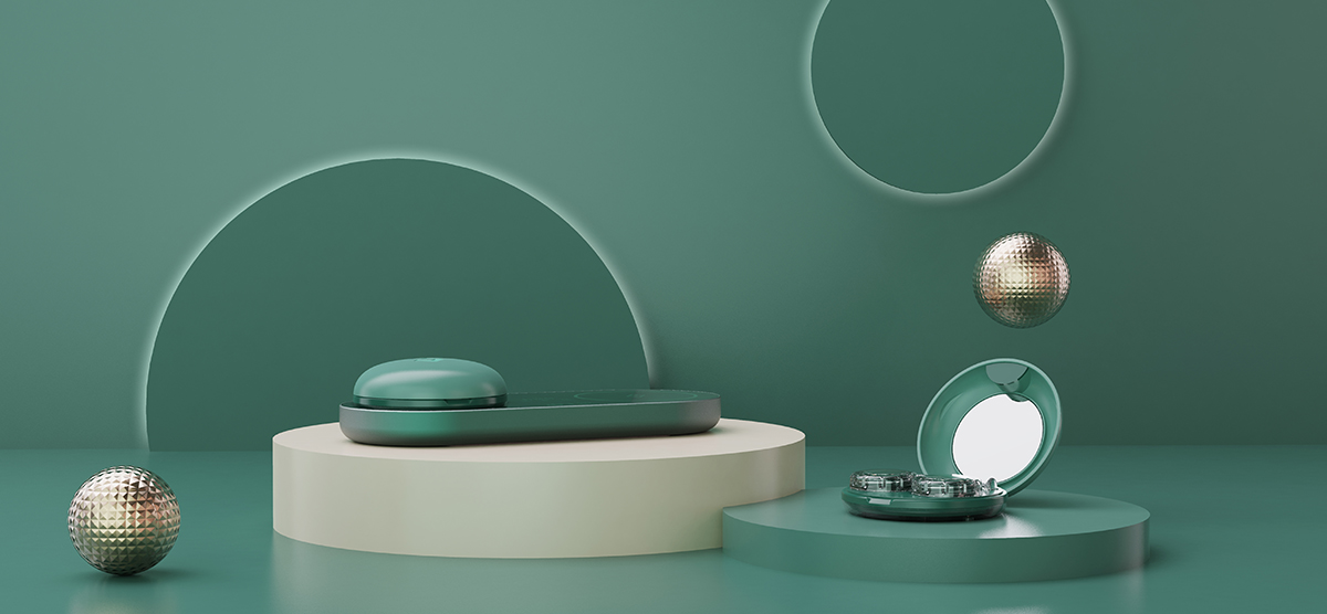 contact lenses，Contact lens restorer，Living home，