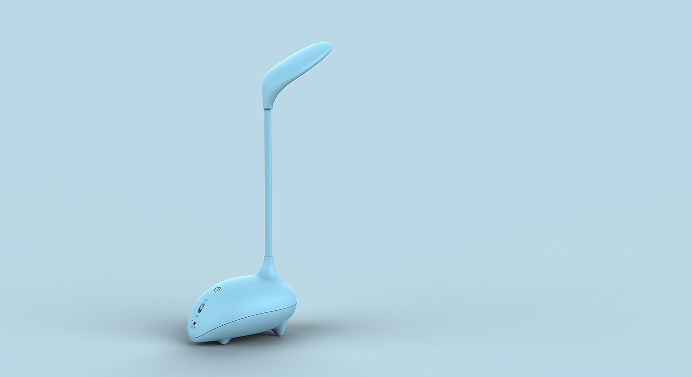 bionics，Desk lamp，Loch Ness monster，Touch switch，kawaii，