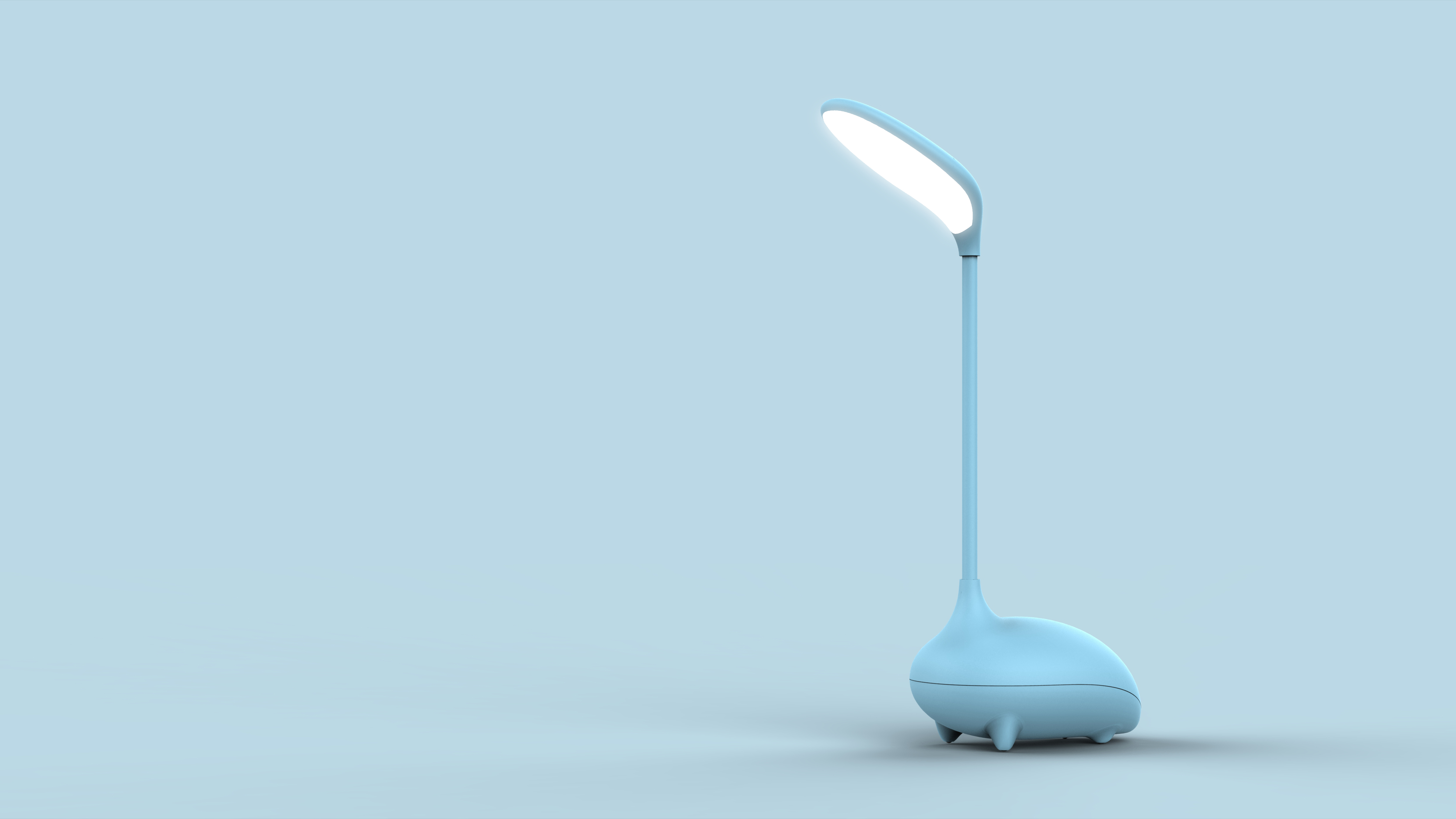 bionics，Desk lamp，Loch Ness monster，Touch switch，kawaii，