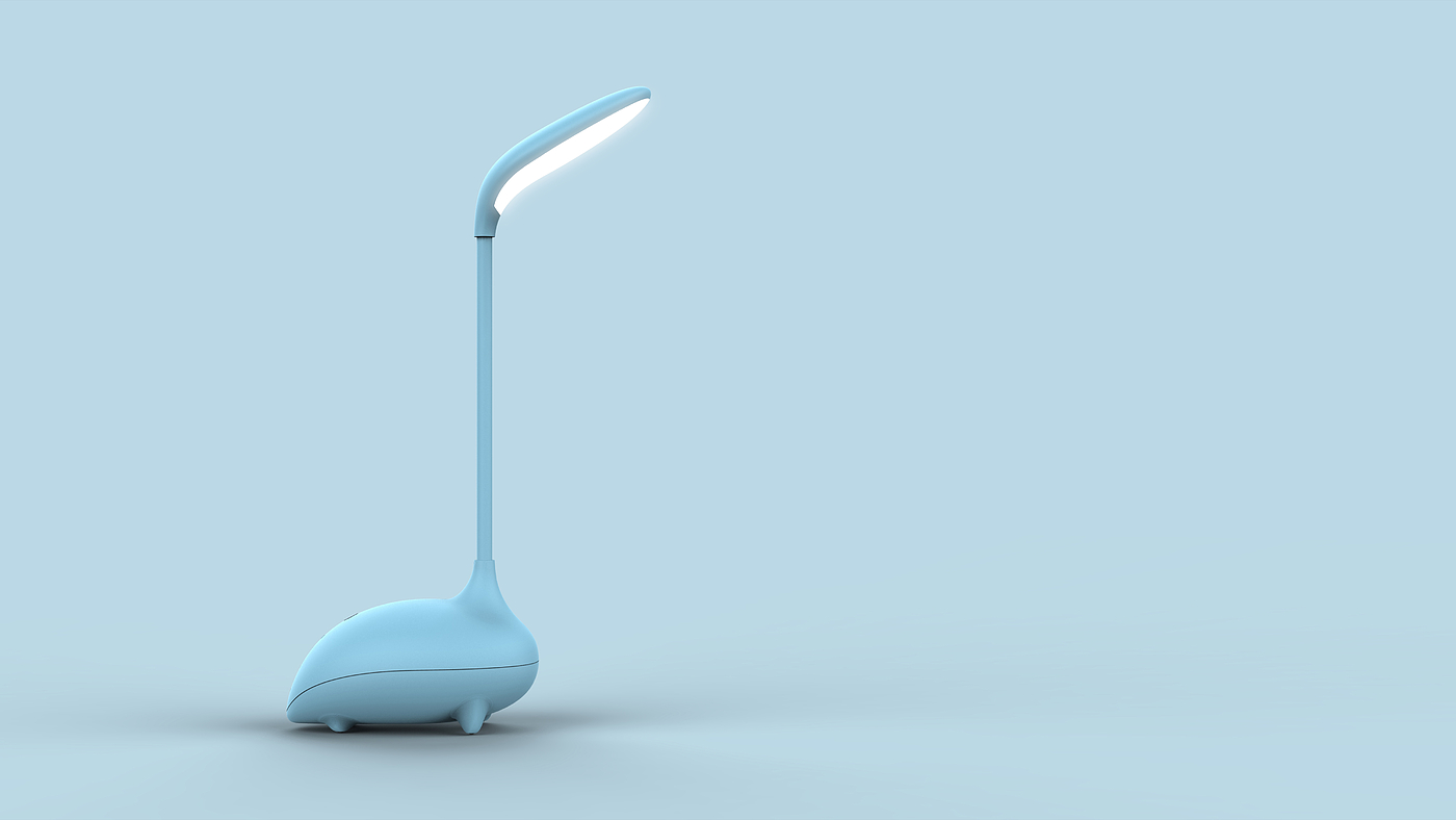 bionics，Desk lamp，Loch Ness monster，Touch switch，kawaii，