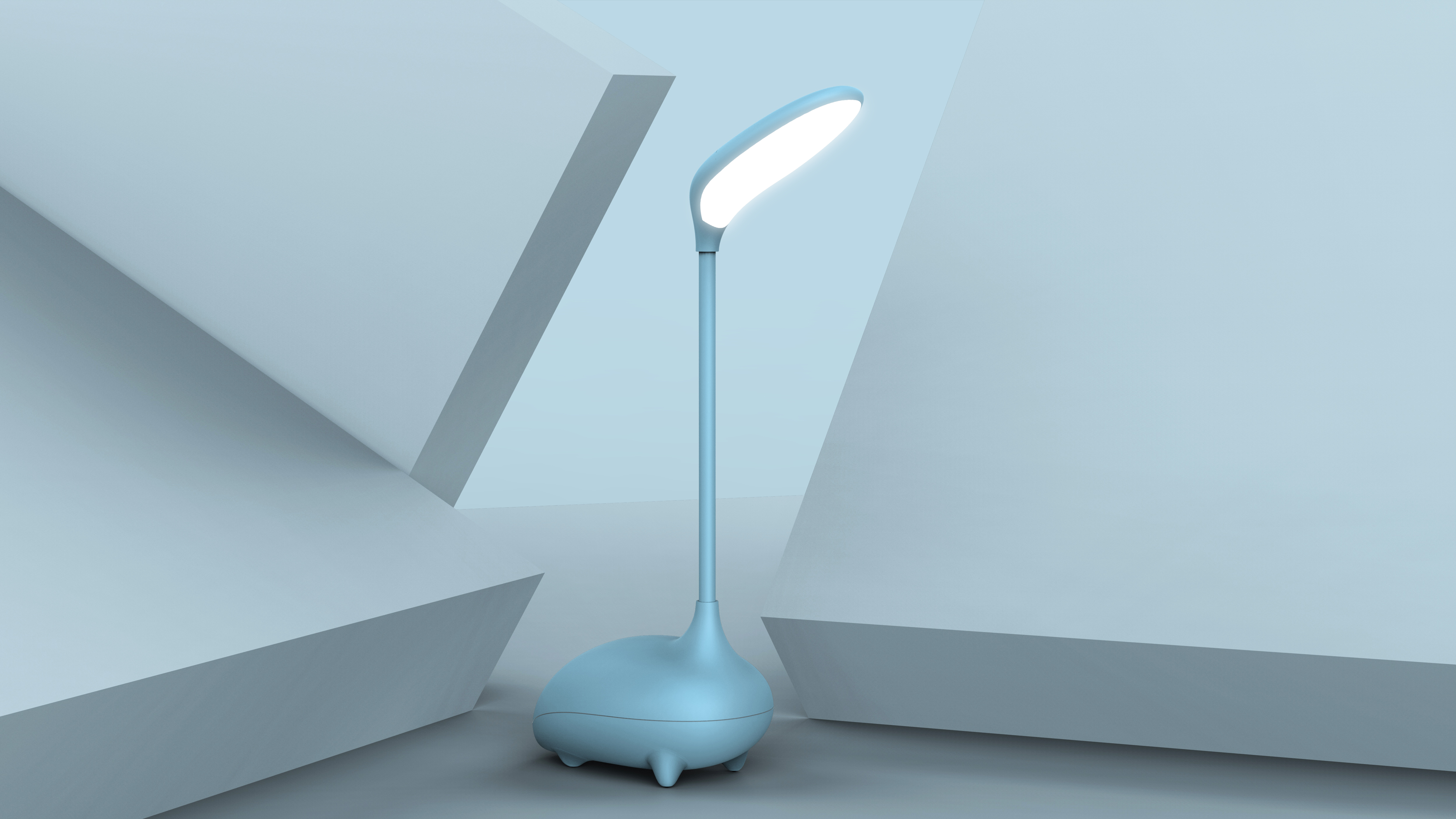 bionics，Desk lamp，Loch Ness monster，Touch switch，kawaii，