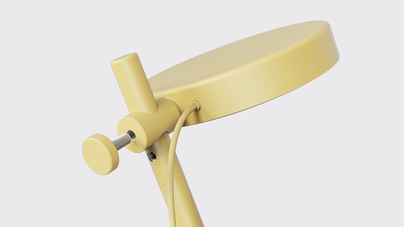 product design，industrial design，Desk lamp，sample reels，Keyshot rendering，