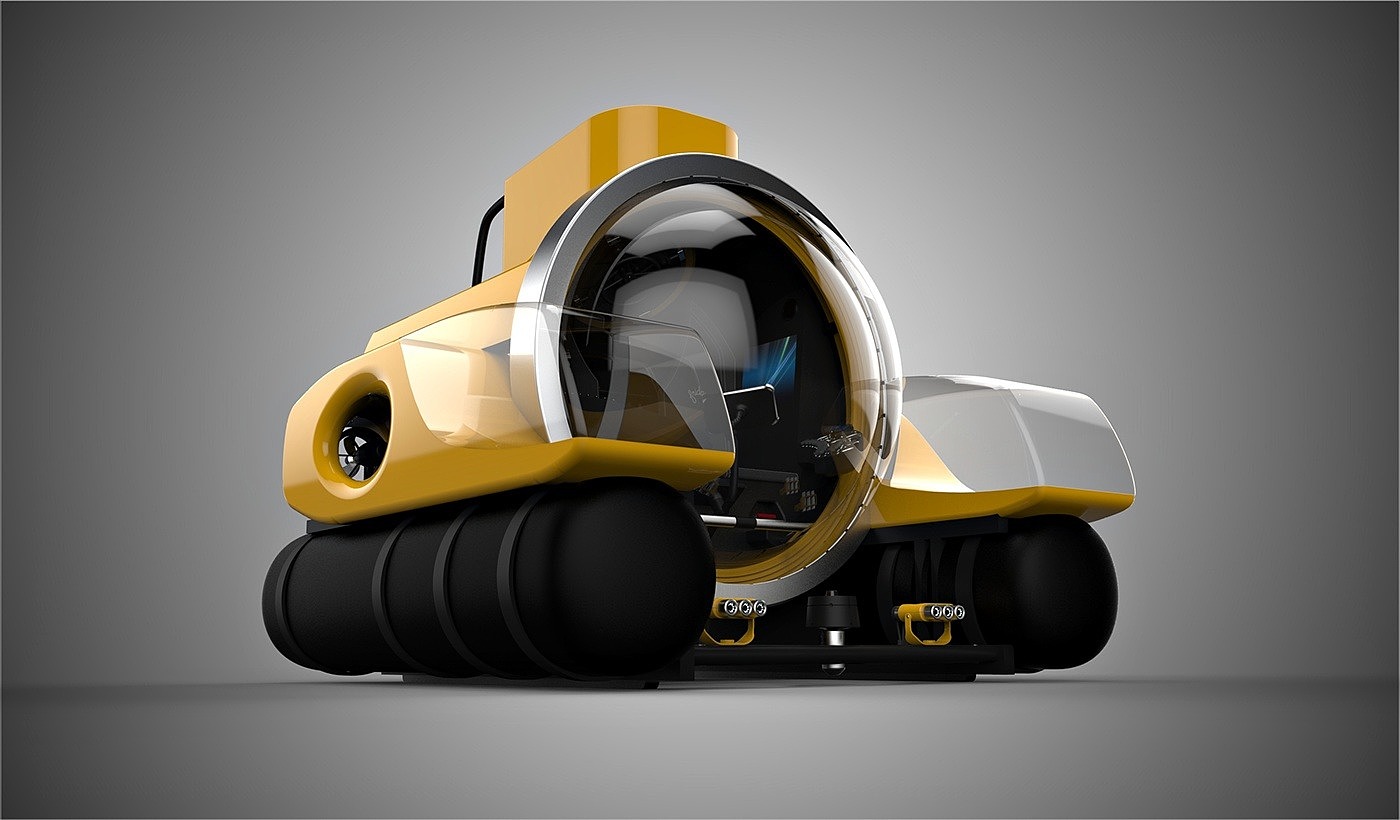 submarine，vehicle，Industrial frontier，Design appreciation，