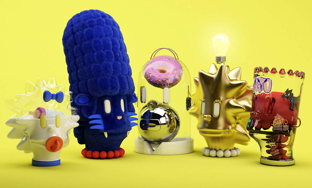 OFFF，Simpson，Fan Art，Character design，