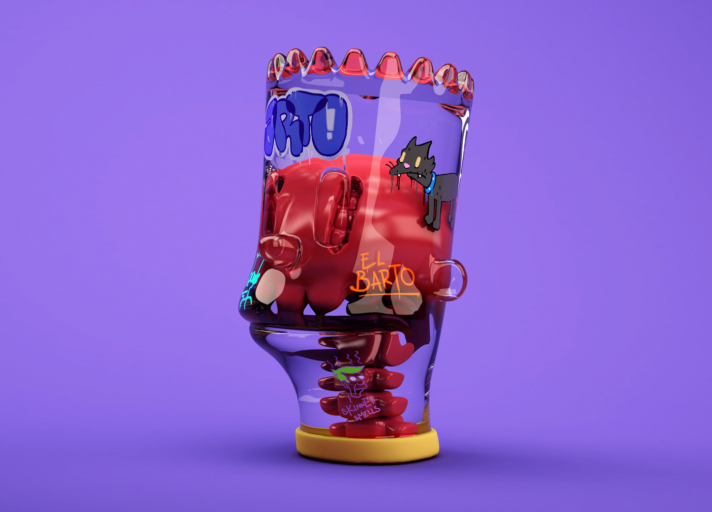 OFFF，Simpson，Fan Art，Character design，