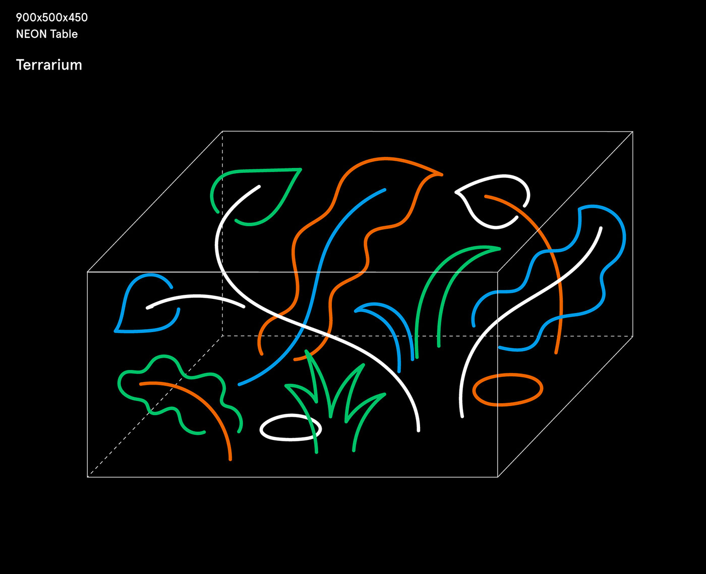 indoor，office，Coffee table，The neon lights，