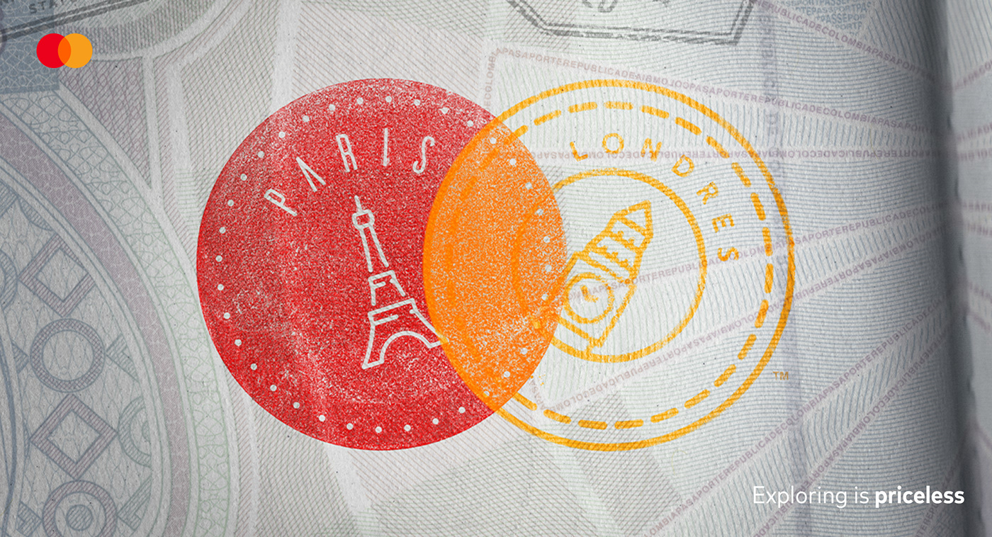 advertisement，Art，bank，Mastercard ，logo，Billboard，