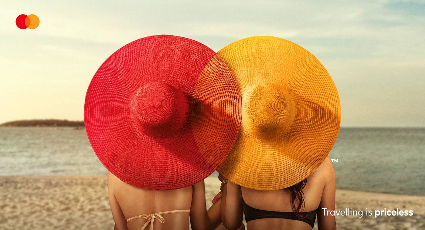 advertisement，Art，bank，Mastercard ，logo，Billboard，