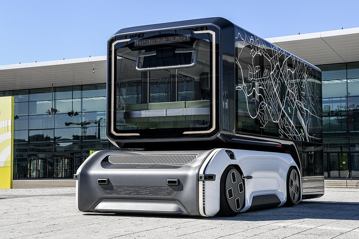 Driverless，Electric，automobile，U-Shift，concept，modularization，