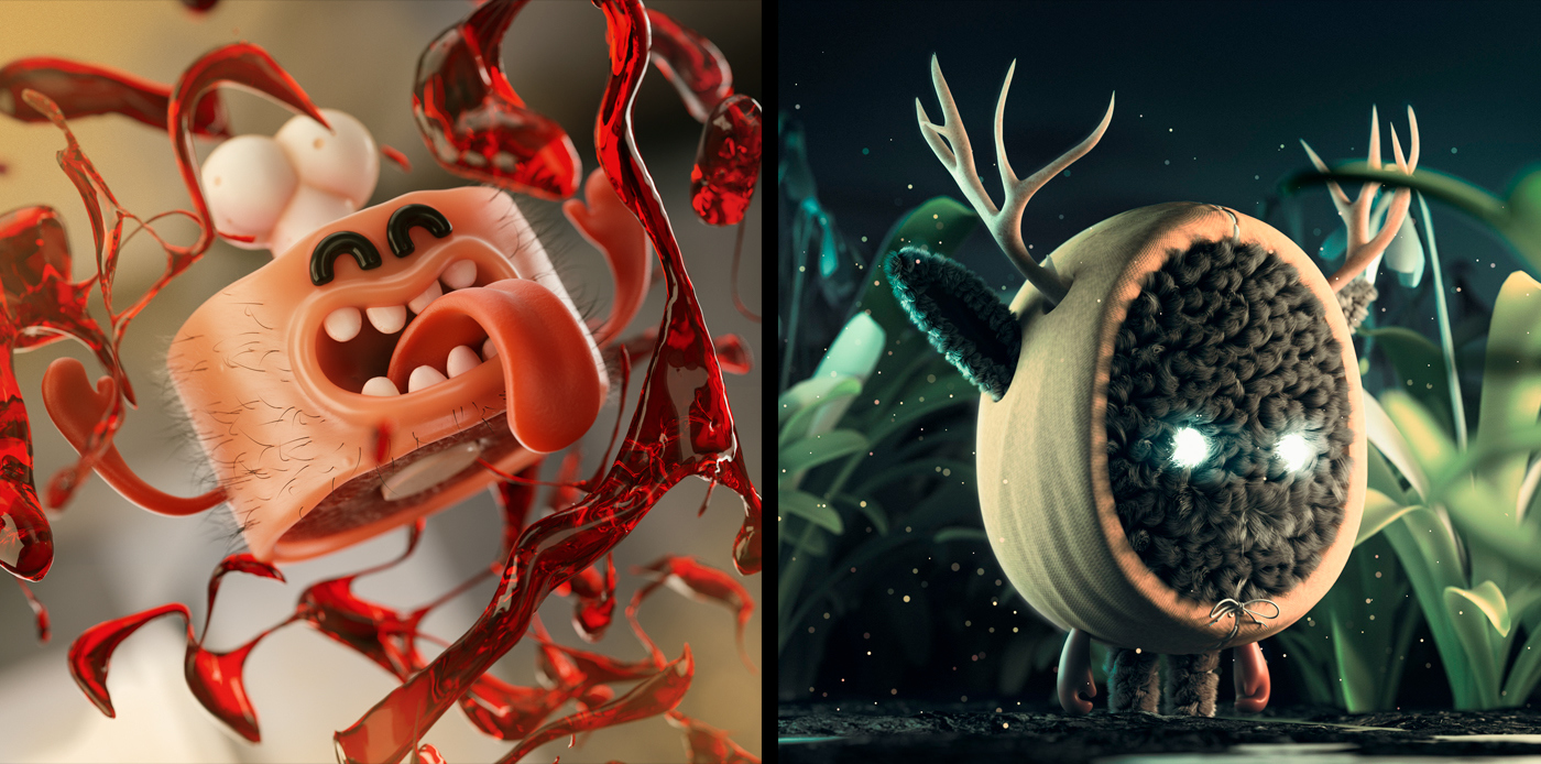 Character design，Doll hand，Interesting styling，City Tesla，