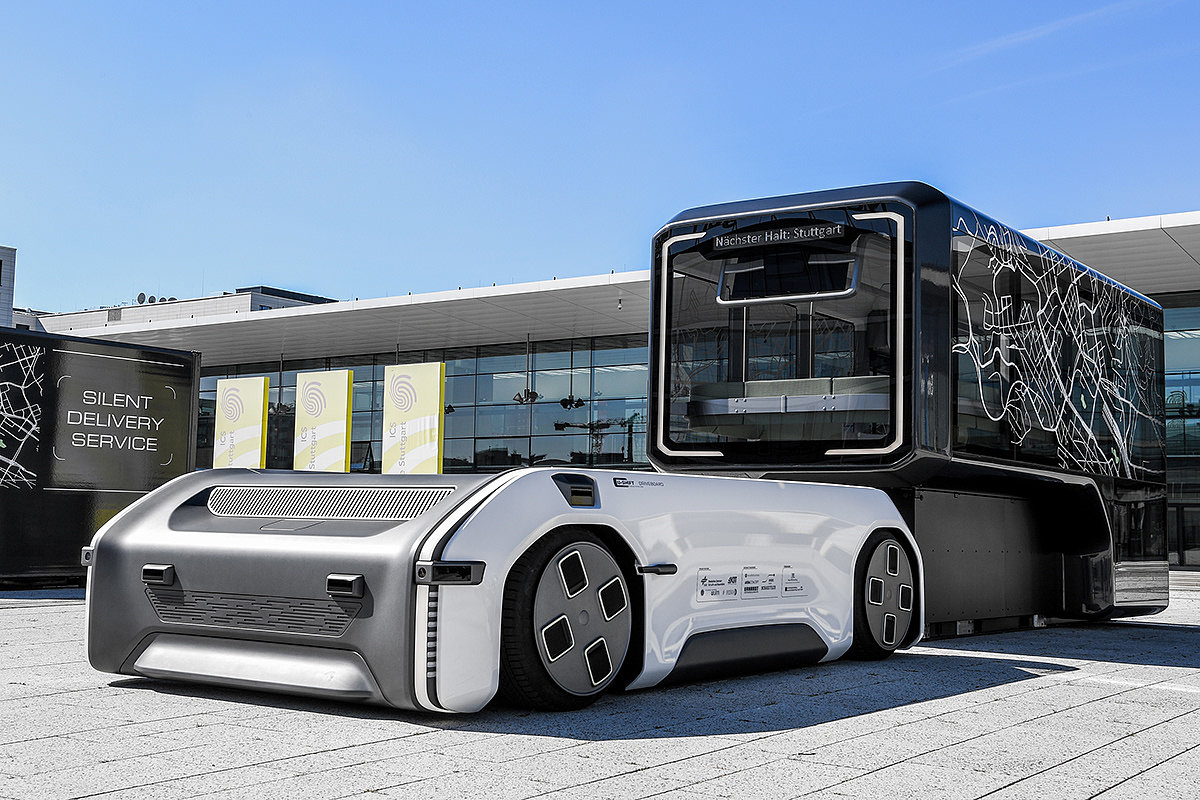 Driverless，Electric，automobile，U-Shift，concept，modularization，