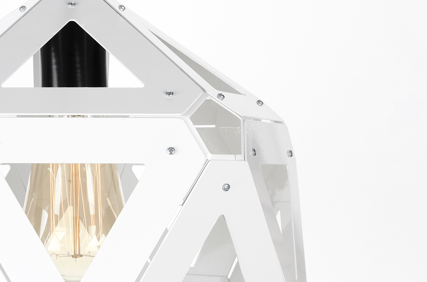 floodlight，conceptual design，Icosahedral lamp body，Modern lighting，