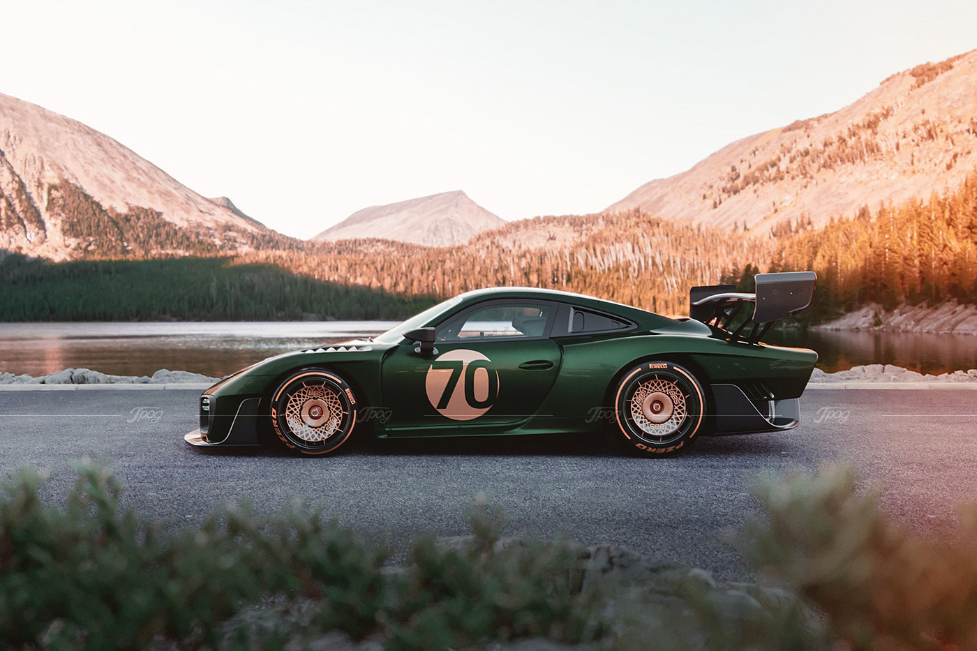 3d，Car Photography，Porsche，cgi，