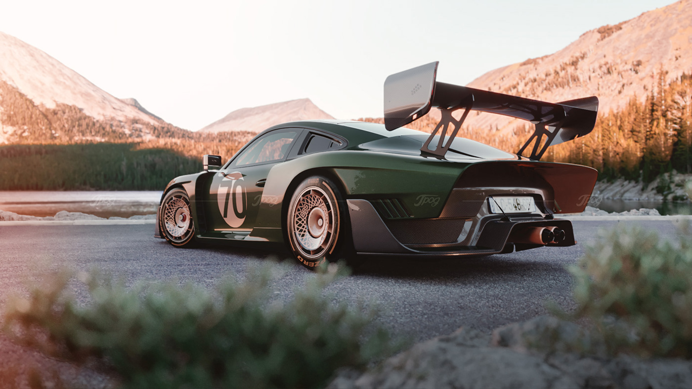 3d，Car Photography，Porsche，cgi，