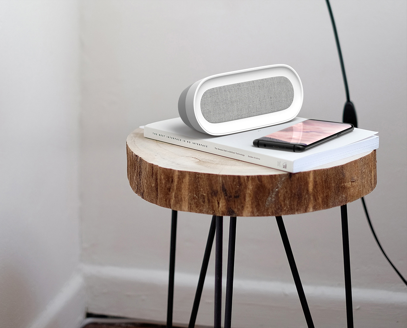 Bricka Speaker，Tray type，wireless charger ，speaker，