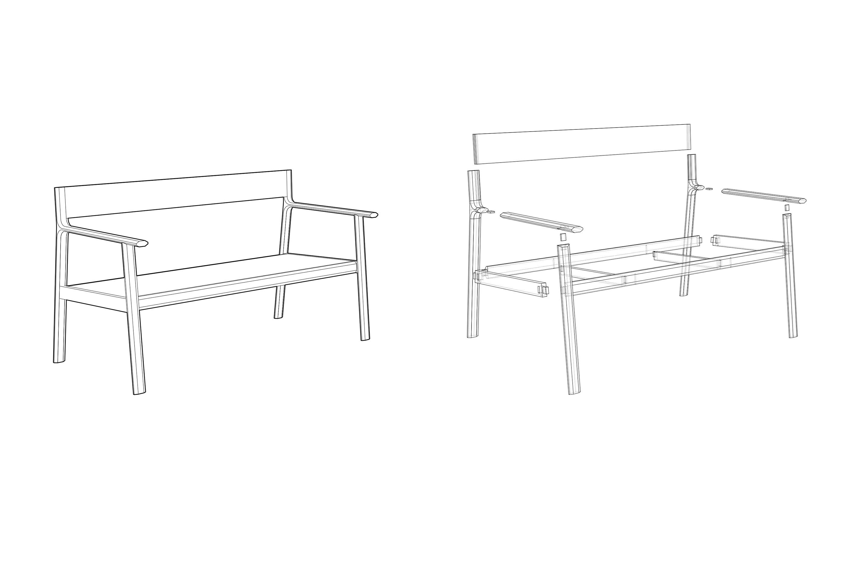 furniture，wood，Wooden stool，