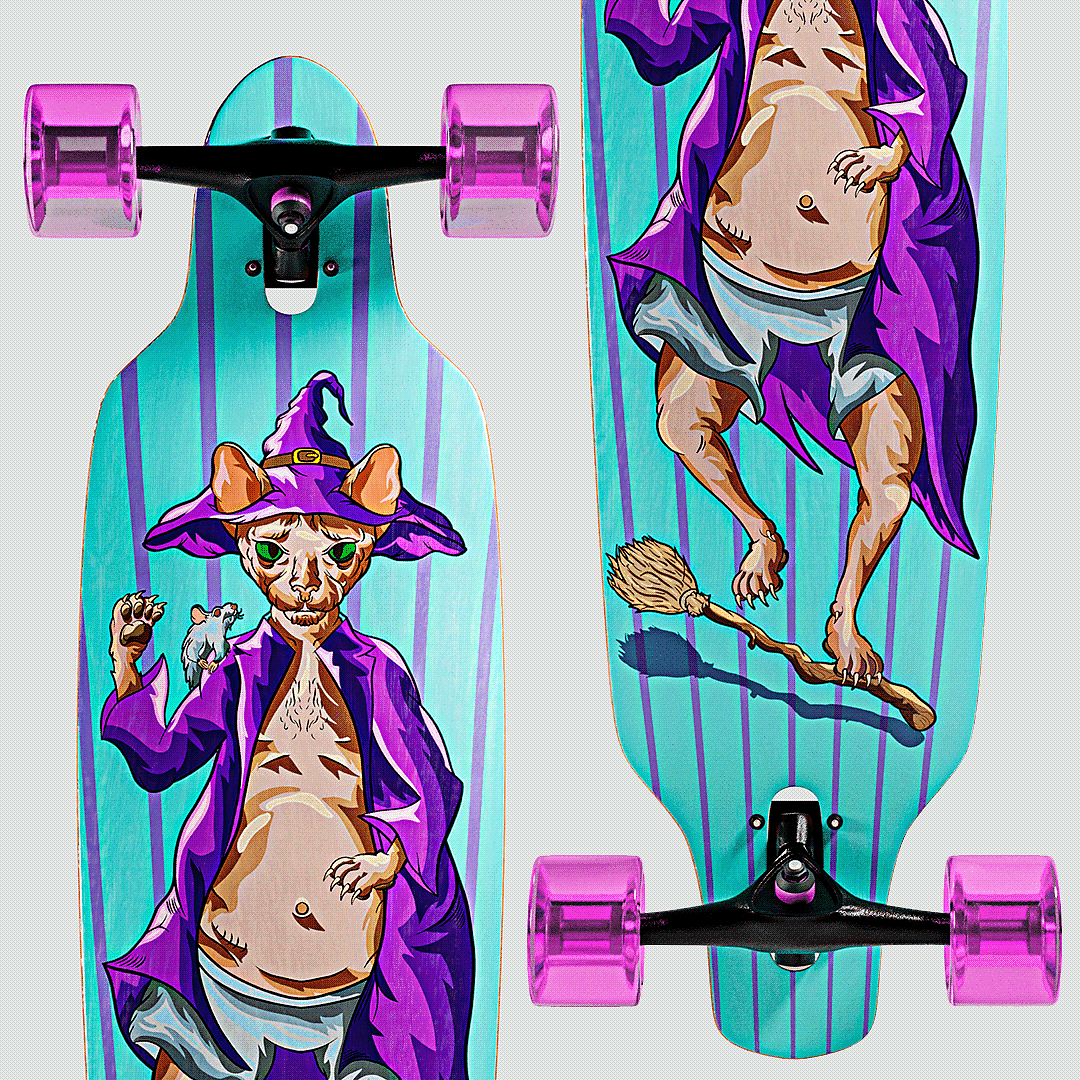 Skate，Long board，cgi，visualization，