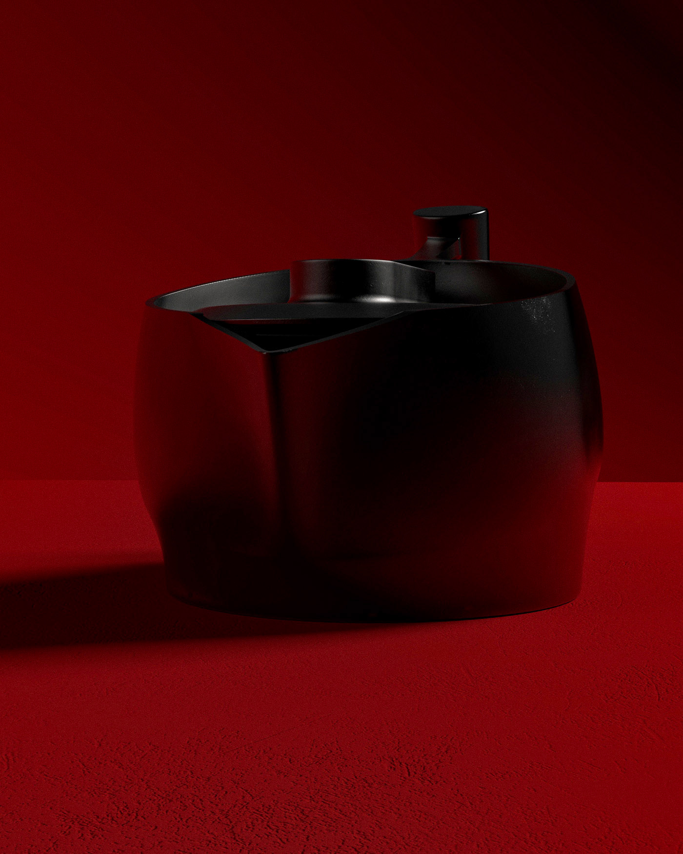 kettle，quiet，iron，black，