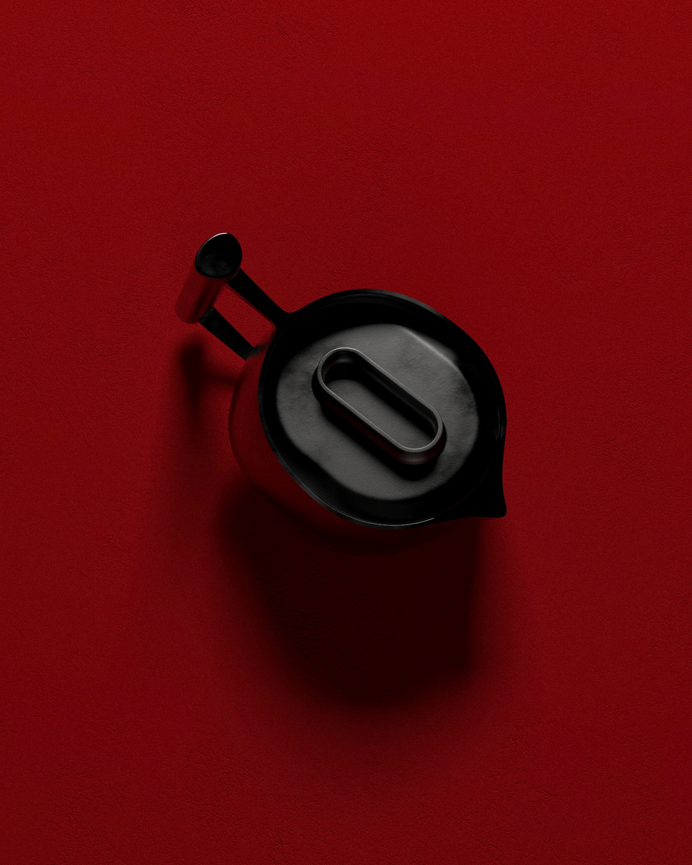 kettle，quiet，iron，black，