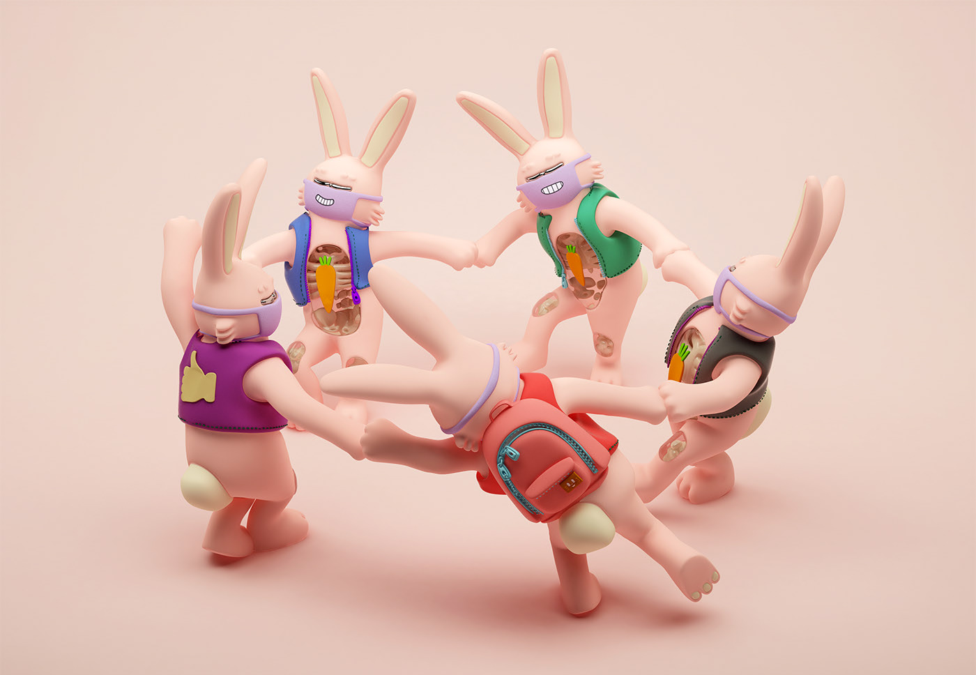 Toys，rabbit，dance，Matisse dance，