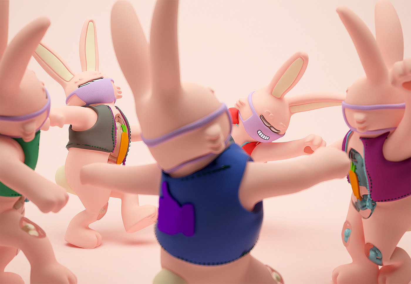 Toys，rabbit，dance，Matisse dance，