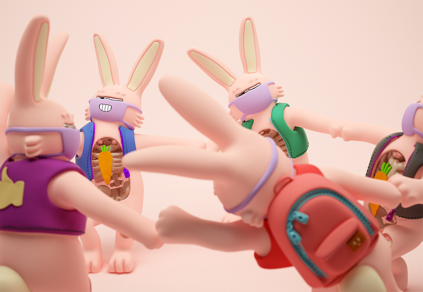 Toys，rabbit，dance，Matisse dance，