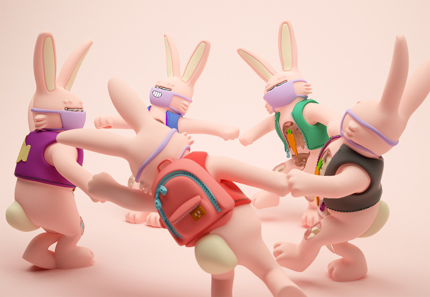 Toys，rabbit，dance，Matisse dance，