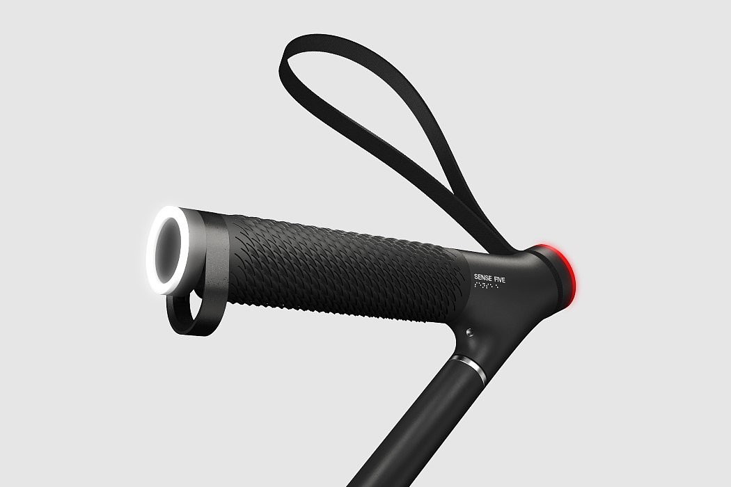 a cane，go blind，Intelligent induction，