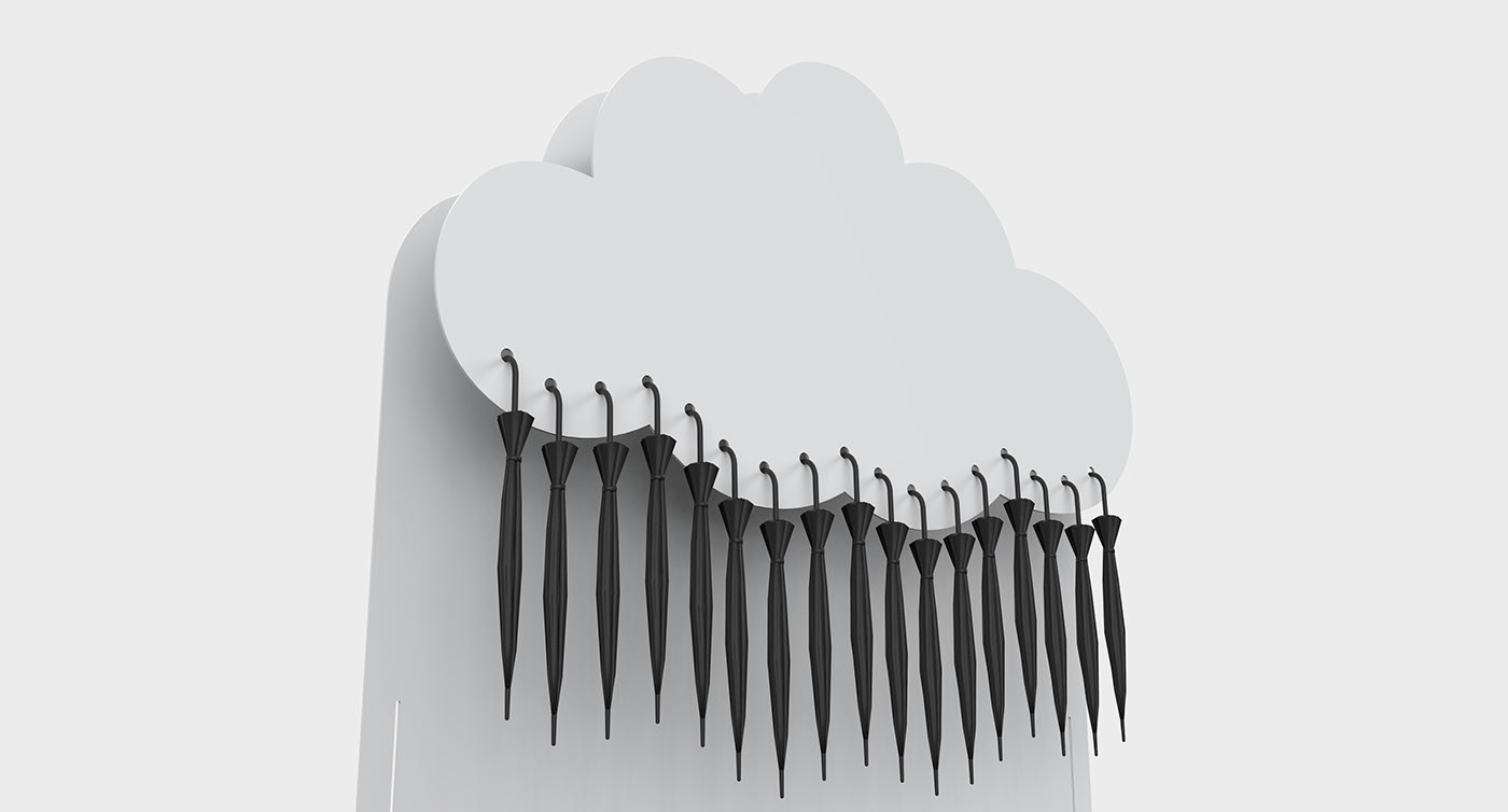 Umbrella，Umbrella stand，suspension，