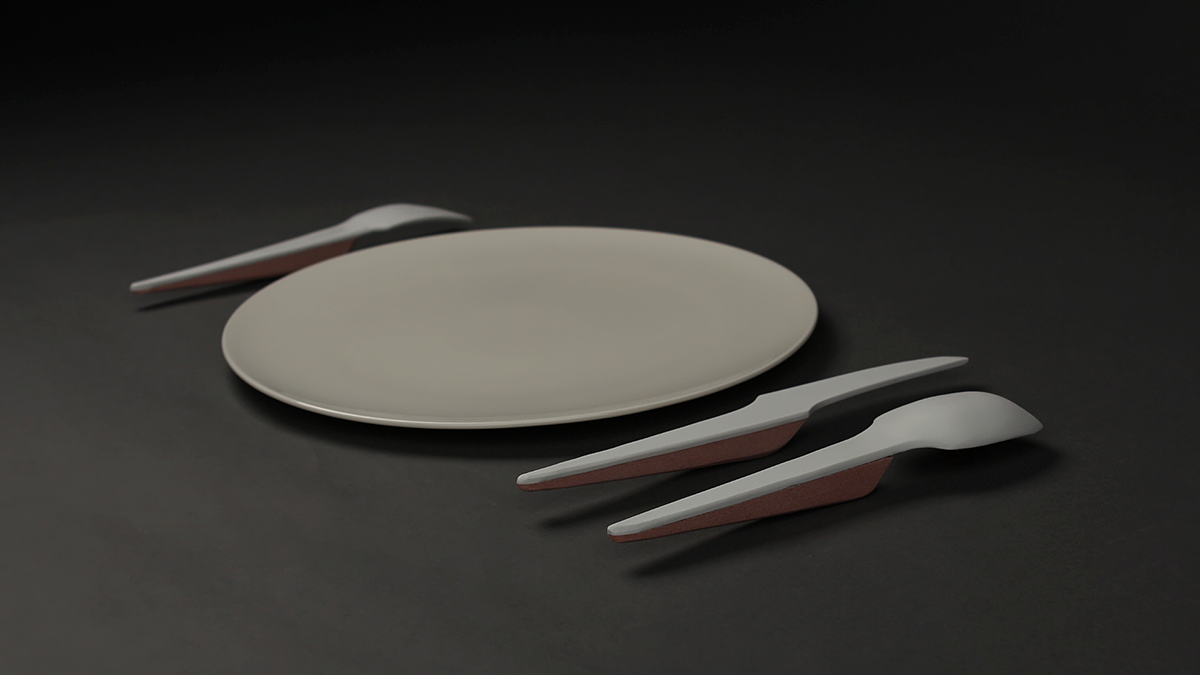 刀具，餐具，勺子，盘子，