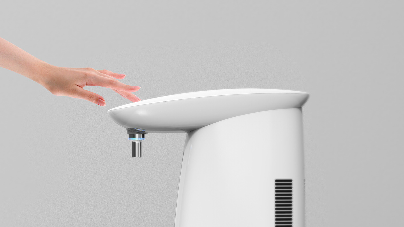 Water purifier，cobblestone，Water drop，