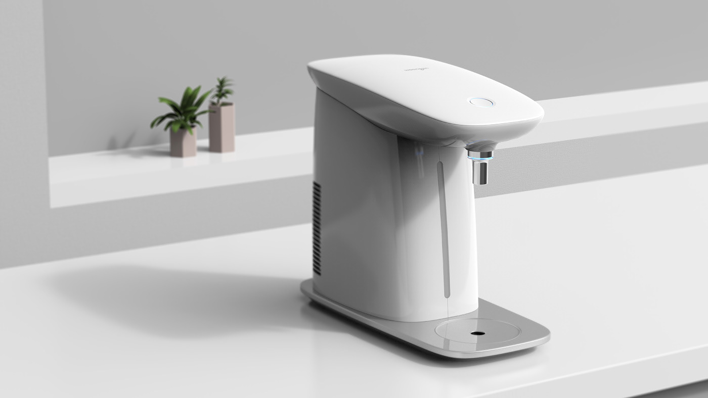 Water purifier，cobblestone，Water drop，