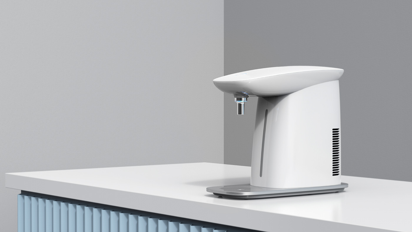 Water purifier，cobblestone，Water drop，