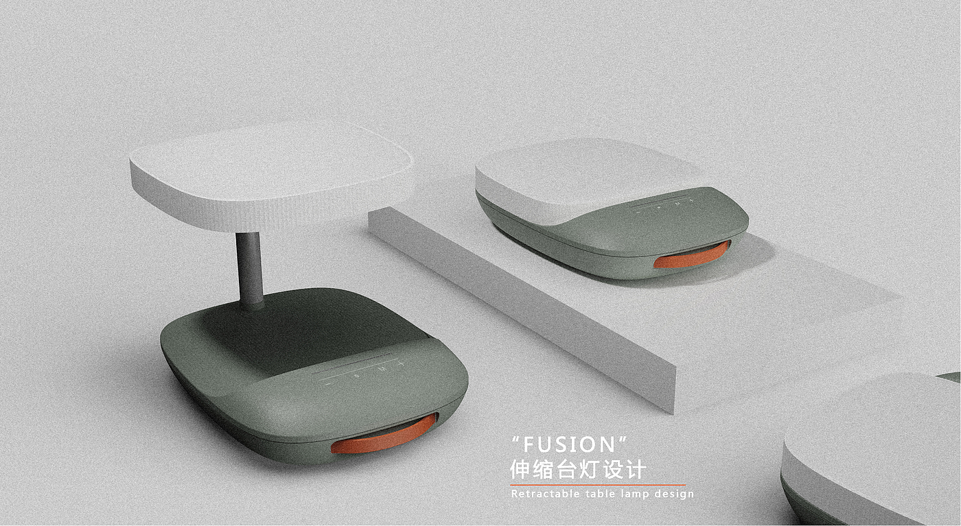 Spade design，Telescopic table lamp，