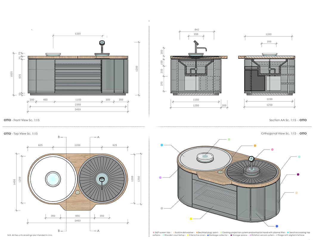Otto，intelligence，kitchen，system，originality，Design，