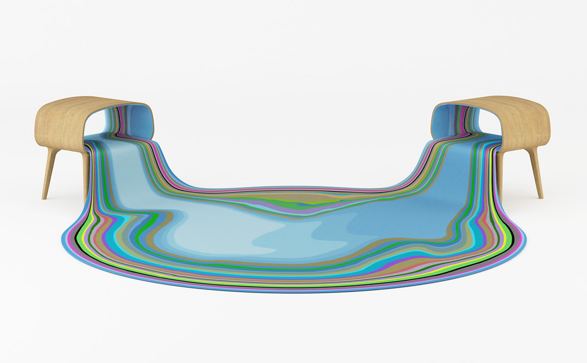 Furniture creativity，Exquisite textile，Fusion design，carpet，furniture design ，