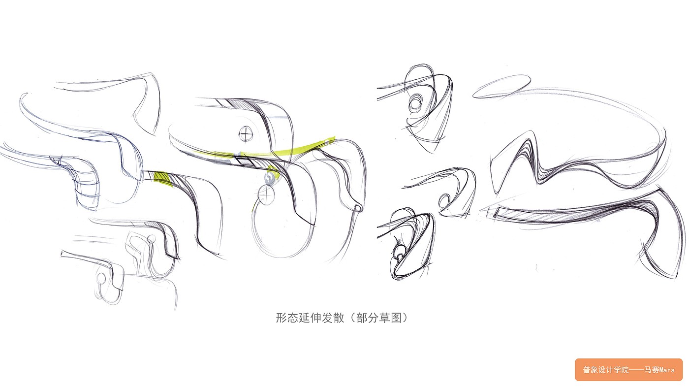 headset，Ideation machine，Brain wave，Intelligent hardware，Smart wearable products，Design sketch，