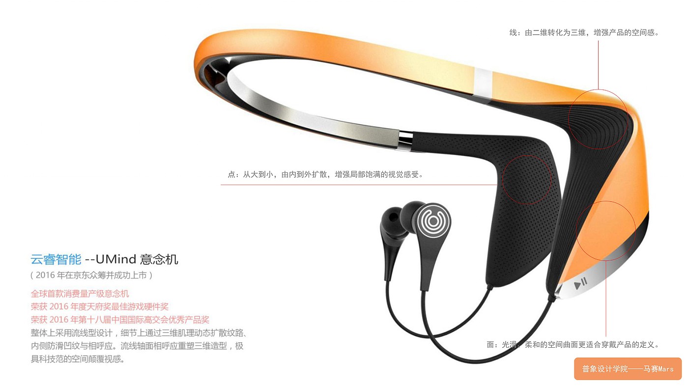 headset，Ideation machine，Brain wave，Intelligent hardware，Smart wearable products，Design sketch，