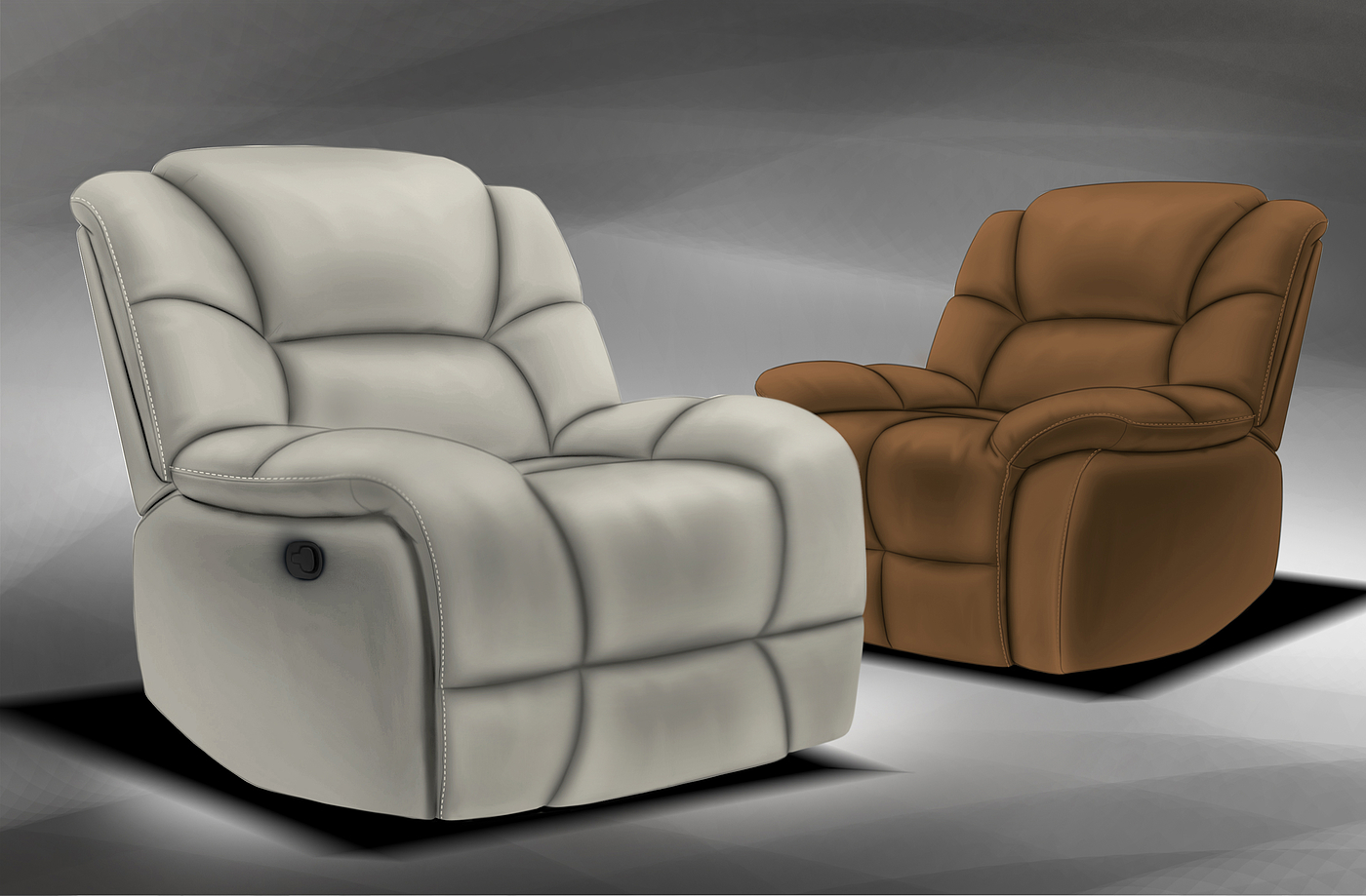 沙发，ID家具设计，