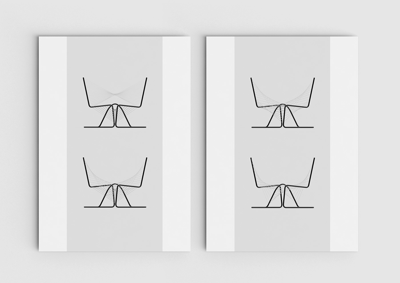 chair，Double chair，Design process，Creative source，