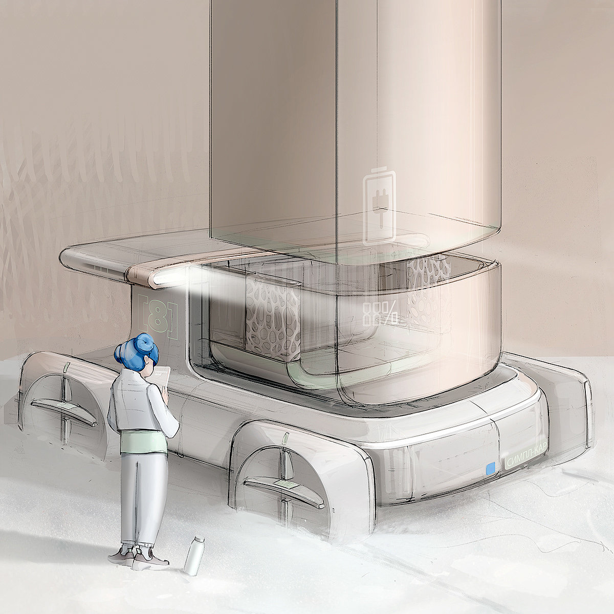 Automobile design，