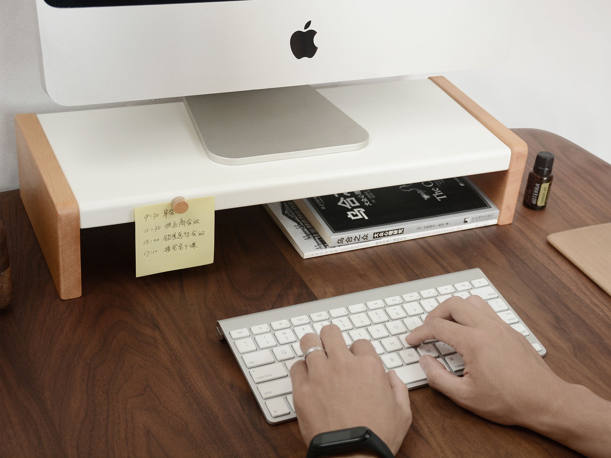 Office goods - desktop storage display heightening rack，