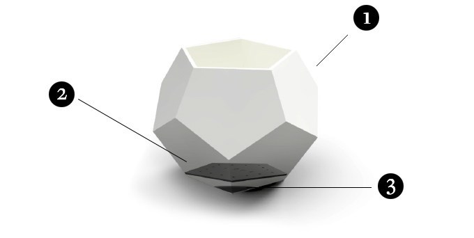 magnetic suspension，Flowerpot，originality，Design，tool，intelligence，