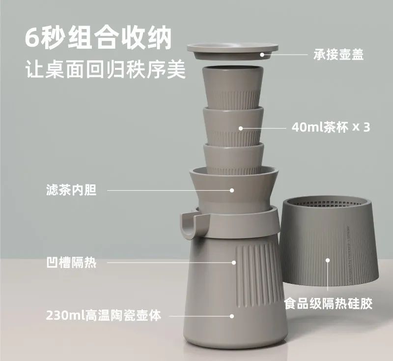 tea set，Simplicity，Little Lighthouse，original，