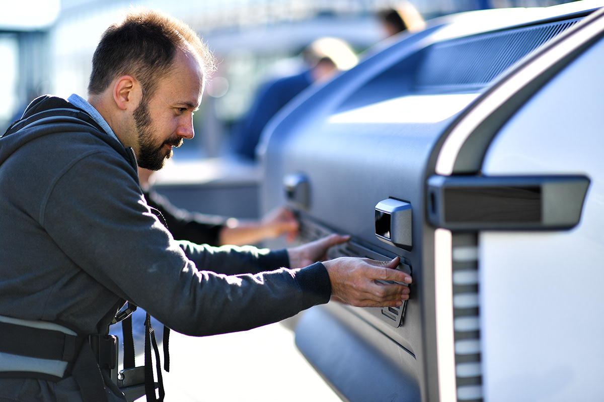 Driverless，electric vehicle，concept，U-Shift，modularization，